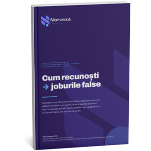 Coperta ghidului PDF Cum recunoști joburile false în UK, pentru românii din UK